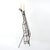 Brown Large Mid-Century Modern Wire Steel Candleholder For Sale - Image 8 of 14