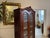 Paint Display Cabinet in Walnut and Glass For Sale - Image 7 of 12