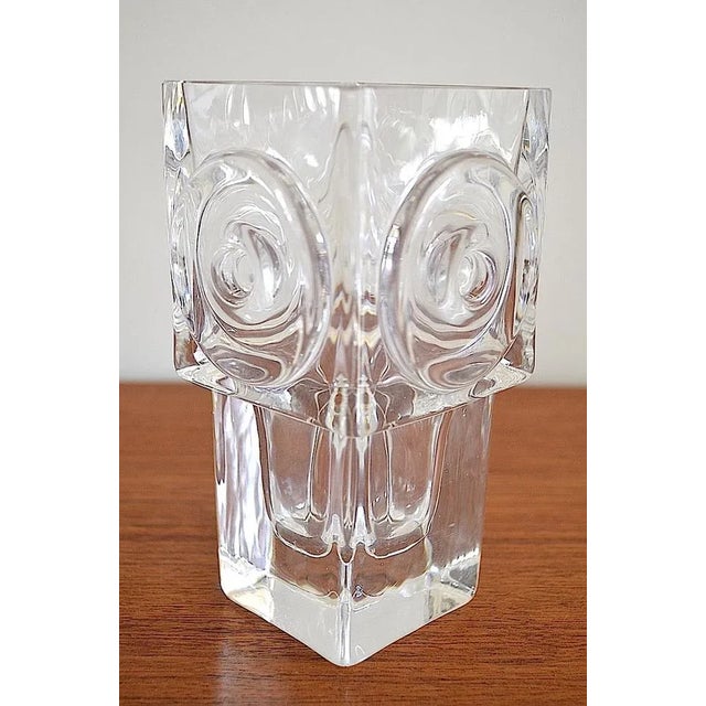 Glass Swedish Vase by Bengt Edenfalk for Skruf Sweden, 1960s For Sale - Image 7 of 7