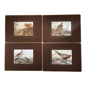 Mid 20th Century Game-Bird Placemats- Set of 4