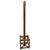 Wood Mission Coat Rack With Umbrella Stand Walnut Stain For Sale - Image 7 of 7
