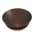 The Verrazano Round Coffee Table by RH features a bold, architectural presence, defined by its sculptural circular form...