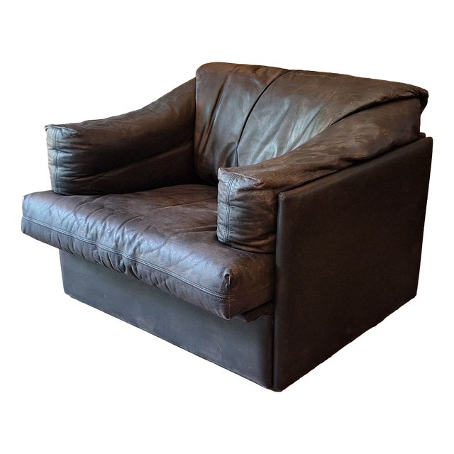 Club Chair in Leather by Niels Eilersen, 1960s For Sale