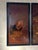 A trio of hand painted, framed, oil on board panels.All based on Indian artwork from the 18th Century. One depicting a...