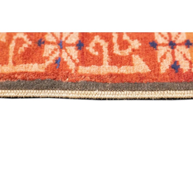 Red Antique Zeyhour Rug 3'3'' x 8'4'' For Sale - Image 8 of 12