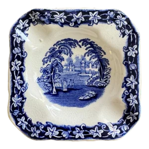 Antique Mason's Ironstone Transferware Ashtray