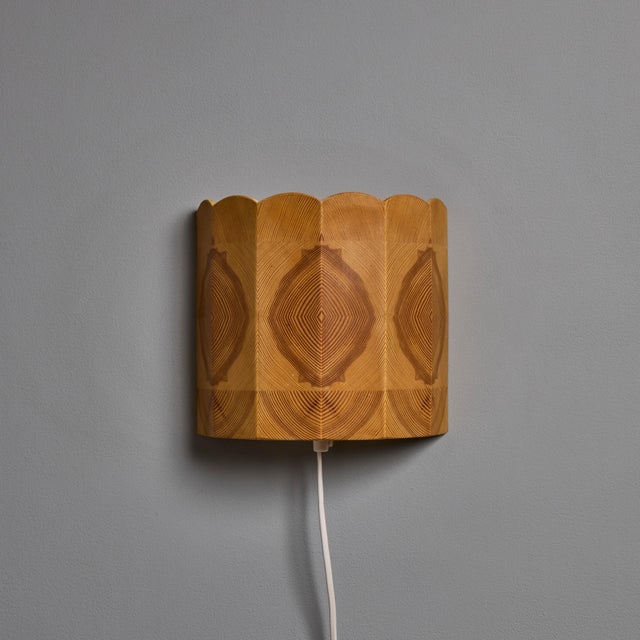 1960s Wood Wall Lamps Attributed to Hans-Agne Jakobsson for Ab Ellysett - a Pair For Sale - Image 12 of 18