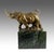 Bronze Rhinoceros Sculpture from Milo For Sale - Image 6 of 7