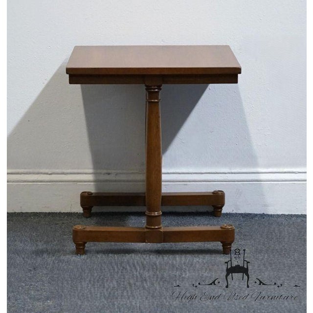 Heritage Furniture Solid Mahogany Italian Provincial 21" Nesting End Tables For Sale - Image 13 of 18