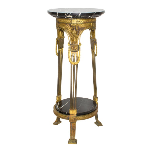 Austrian Bronze and Marble Table For Sale