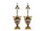 French Pair Louis XVI Style Sevres Porcelain / Dore Bronze Vase Lamp For Sale - Image 3 of 13