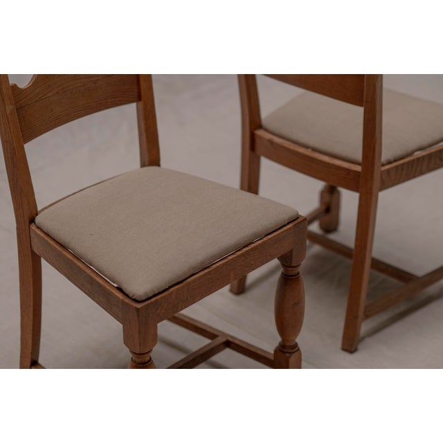 Mid-Century French Side Chairs in the manner of Charles Dudouyt, 1960s, Set of 2 For Sale - Image 9 of 10