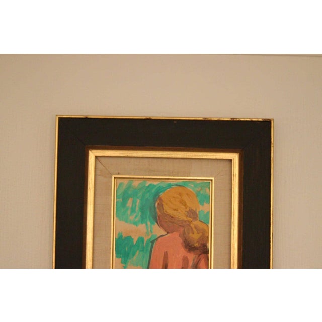 Knut Norman, Inga, 1960s, Oil on Panel, Framed For Sale - Image 11 of 18