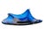 Large Stingray Glass Centerpiece Bowl 21" Oversize Blue Nautical Coastal Decor For Sale - Image 13 of 18