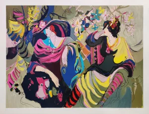 Late 20th Century "Gazebo" Serigraph on Paper