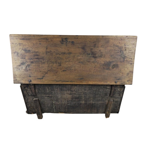 Wood Italian Walnut Chest with Carved Grapes, 1799 For Sale - Image 7 of 10