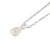 Contemporary Lugano 5.77 Carat Igi Rose Cut Diamond 18k White Gold Drop Necklace For Sale - Image 3 of 6
