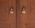 Ramseur Furniture Mid Century Walnut Brass Diamond Front Record Cabinet Credenza Unmarked For Sale - Image 12 of 13
