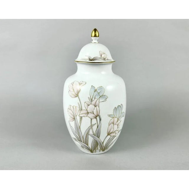 Ceramic Vintage Vase with Lid by Kaiser Eleonore Series Design k.nossek, Germany, 1980s For Sale - Image 7 of 7