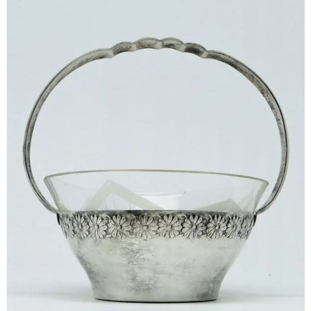 Art Nouveau Sugar Bowl from Szandrik, Hungary, 1900s For Sale - Image 5 of 7