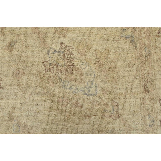 Ziegler Rug 6’1” X 6’4” Beige Wool Traditional Hand-Knotted Oriental Carpet For Sale - Image 9 of 13