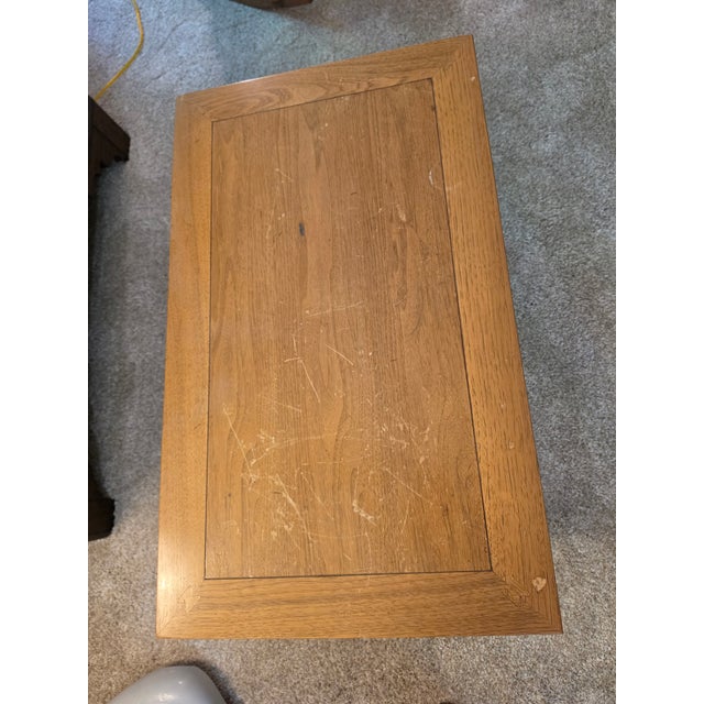 1960s Mid-Century Tomlinson "Sophisticate" Pecan & Butternut End Tables - 3 Pieces For Sale - Image 16 of 18
