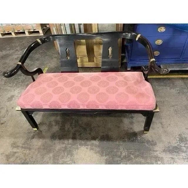 Asian Ming Style Bench Settee by Century Furniture For Sale - Image 3 of 5