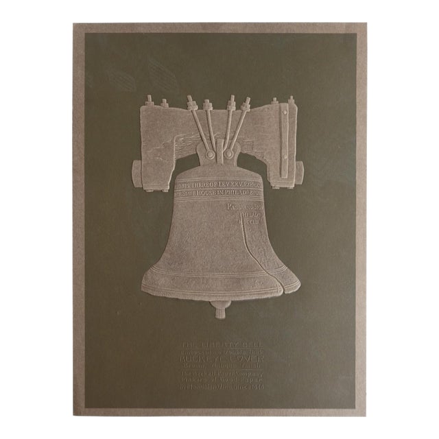 Early 20th Century Embossed Liberty Bell Beckett Paper Company Advertising For Sale