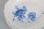 Curved Porcelain Blue Flower Salad Plates from Royal Copenhagen, 1960s, Set of 6 For Sale - Image 3 of 5