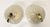 Wonderful pair of large Mid-Century brass wall sconces with Ice Murano glass, made by Hillebrand, Germany, circa...