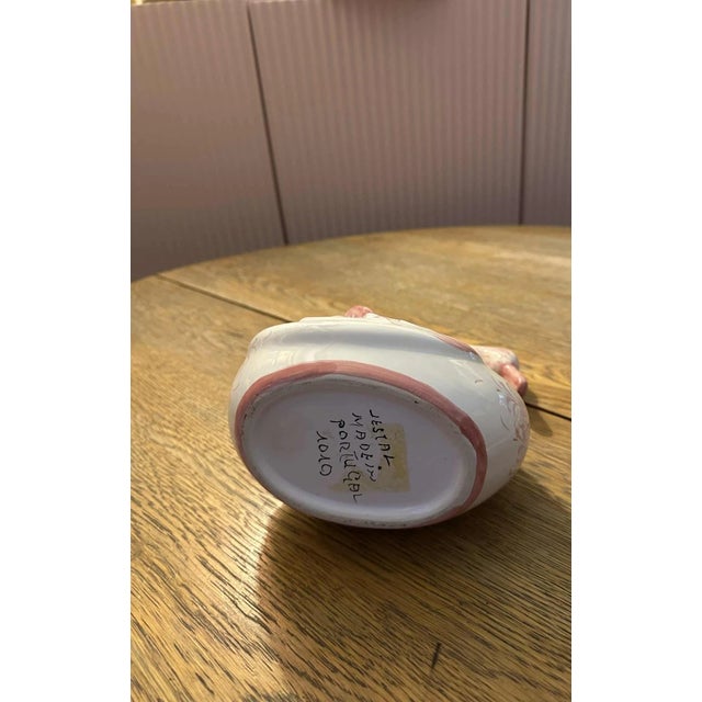 Vintage Portuguese Vestal Pottery Swan Planter For Sale In Dallas - Image 6 of 7