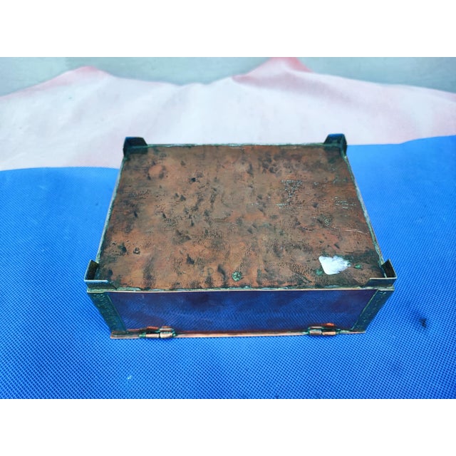 Pre-War Heraldic Box in Copper, 1890s For Sale - Image 5 of 10