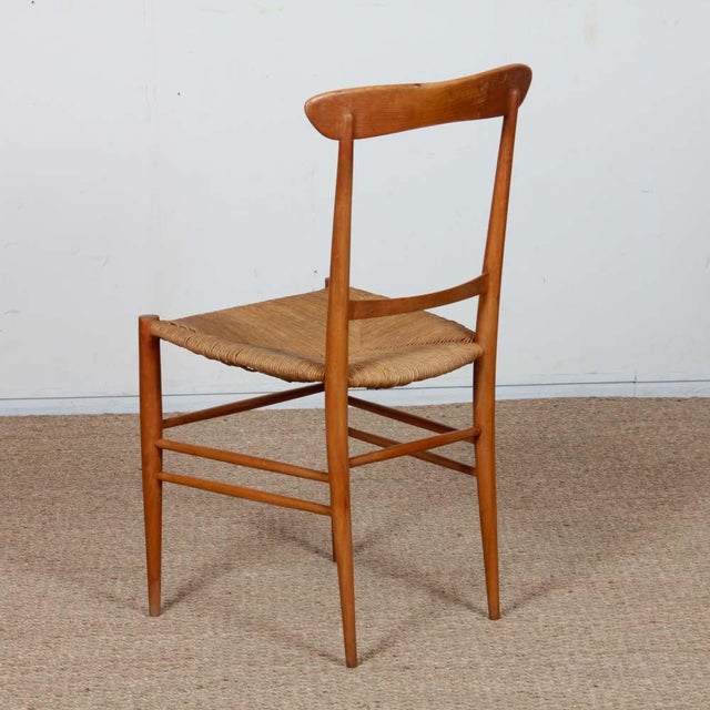 Brown Italian Chairs by G.B. Marangone, 1960, Set of 4 For Sale - Image 8 of 12