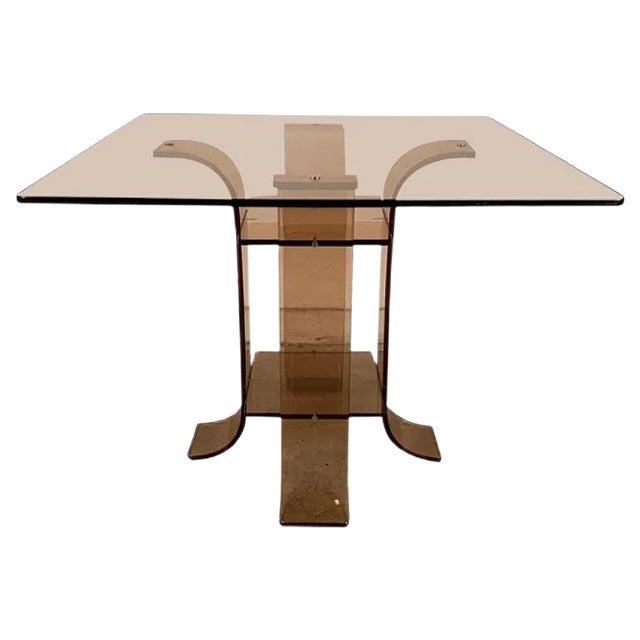 French Acrylic Glass Coffee Table, 1960s For Sale