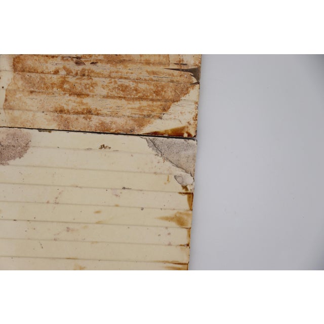 1910s Set of Four Large Art Deco Glazed Brown Tiles, Portuguese For Sale - Image 12 of 12