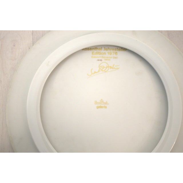 1970s Rosenthal Plate by Salvador Dalí­ for Rosenthal, 1976 For Sale - Image 5 of 6