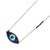Gold Energy Anchor Evil Eye Pendant Necklace For Sale - Image 8 of 9