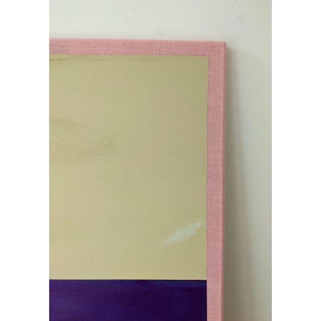 "What if Everything's Gonna Be Fine" Contemporary Minimalist Summer Painting For Sale - Image 4 of 9