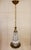 Hollywood Regency Lightolier Hollywood Regency Elaborate Slag Glass Diffuser Hanging Swag Torchiere Lamp Early 1960s For Sale - Image 3 of 12