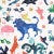 Happy Menocal Schumacher x Happy Menocal Beasts Wallpaper In Multi On Ivory For Sale - Image 4 of 6