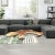 83" Long Free Form One Slab Living Edge Coffee Table 10 For Sale - Image 4 of 12