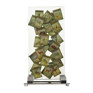 Composition of Tokens Frozen in Resin For Sale