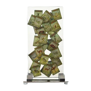 Composition of Tokens Frozen in Resin