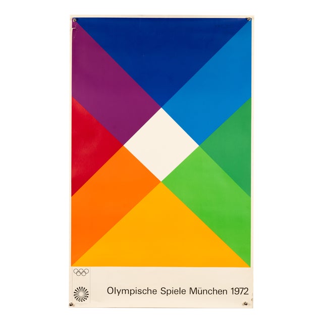 Original Olympic Poster by Max Bill, 1971 For Sale
