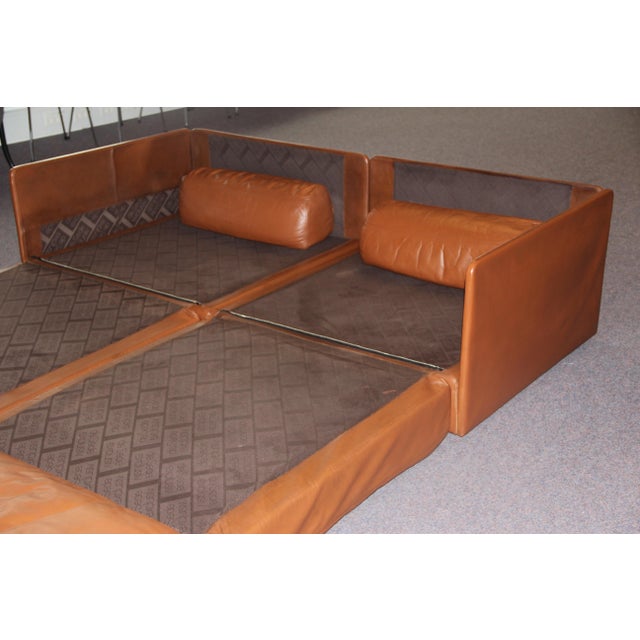 DS-76 Sleeper Sofa in Brown Leather from de Sede, 1970s For Sale - Image 18 of 18