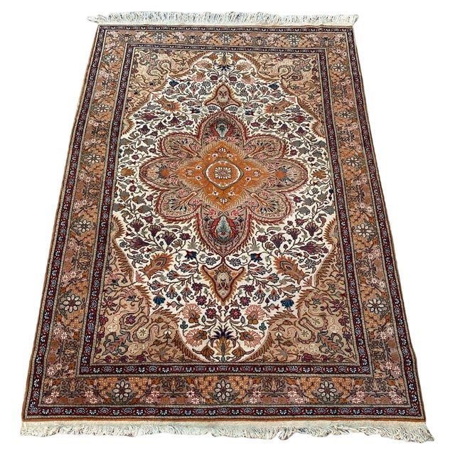 Vintage Turkish Kayseri Rug, 1970s For Sale