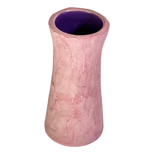 Vase in Enameled Ceramic by Gilbert Valentin, 1950s For Sale