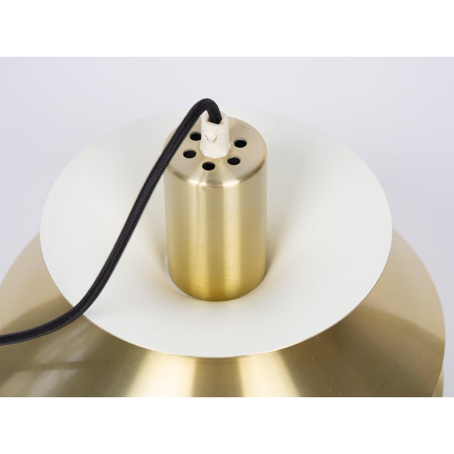 Metal Vintage Danish Pendant Lamp, 1980s For Sale - Image 7 of 10