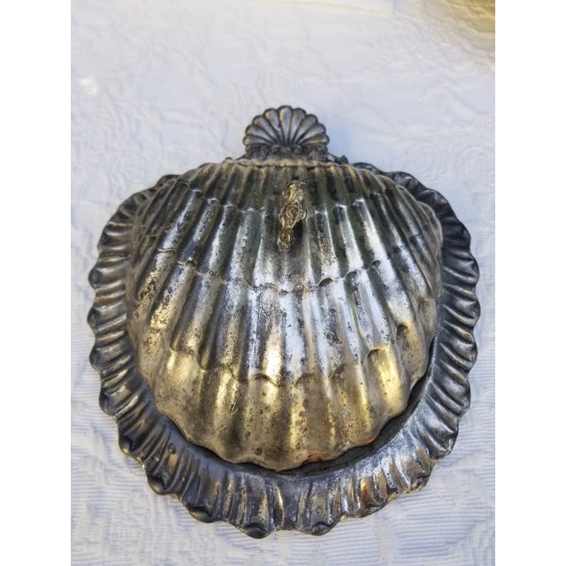 Late 19th Century Victorian Brittania Hinged Server For Sale - Image 5 of 5