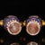 Pair of Chinese Cloisonné Vases | Gilt Bronze Handles & Taotie Mask Motif For Sale - Image 9 of 9